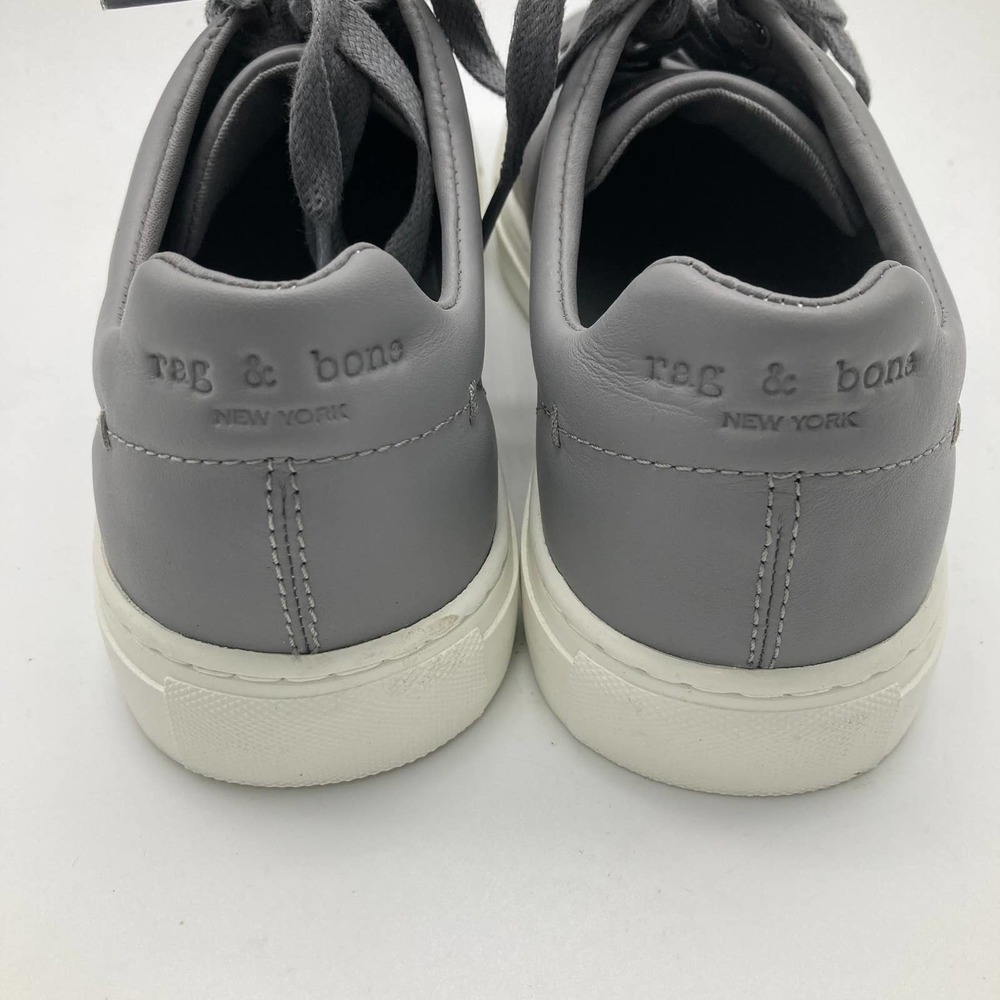 NEW RAG & BONE Kent embossed two-tone leather sneakers - Picture 5 of 7